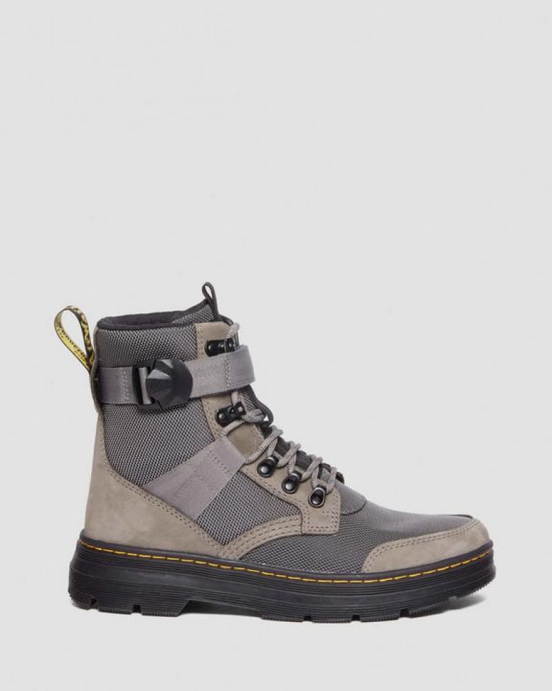 Men's Dr Martens Combs Tech II Fleece-Lined Casual Boots Grey | Australia_Dr26825