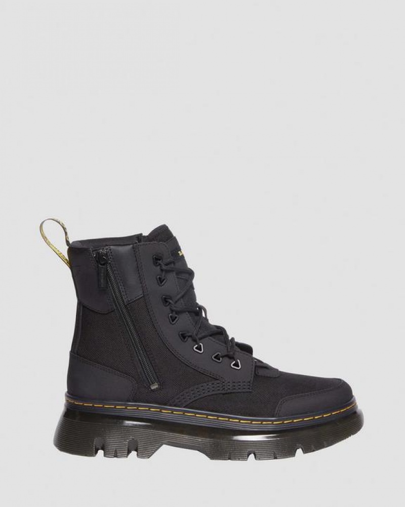 Men's Dr Martens Tarik Zip Poly & Leather Utility Boots Black | Australia_Dr12617