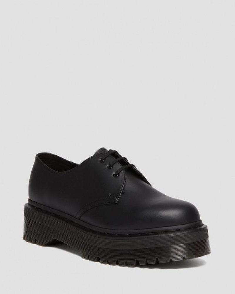 Men\'s Dr Martens Vegan 1461 Mono Felix Shoes Black | Australia_Dr33922