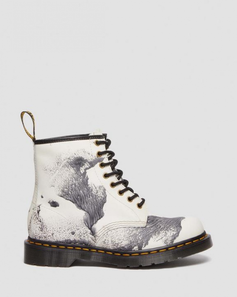 Women's Dr Martens 1460 Tate 'Decalcomania' Backhand Leather Lace Up Boots Multicolor | Australia_Dr71880