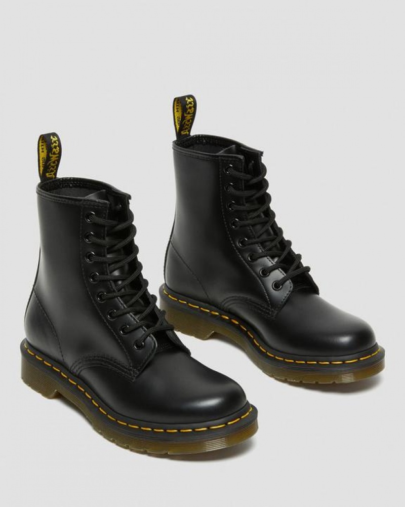 Women's Dr Martens 1460 Women's Smooth Leather Lace Up Boots Black | Australia_Dr67044