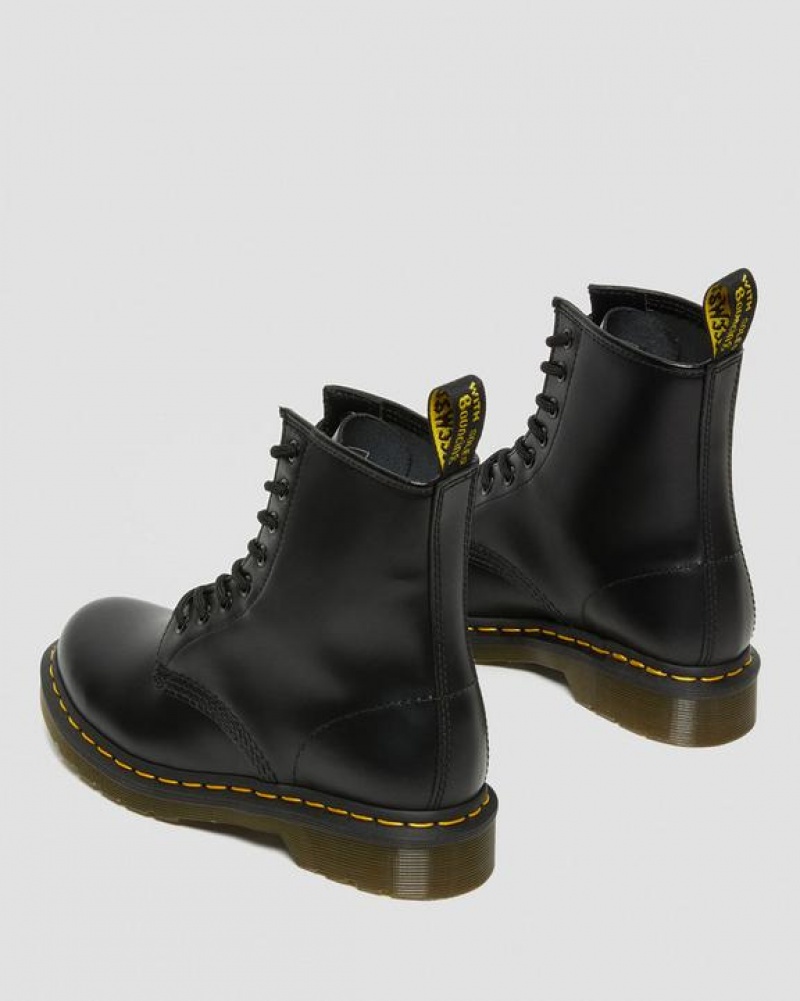 Women's Dr Martens 1460 Women's Smooth Leather Lace Up Boots Black | Australia_Dr67044