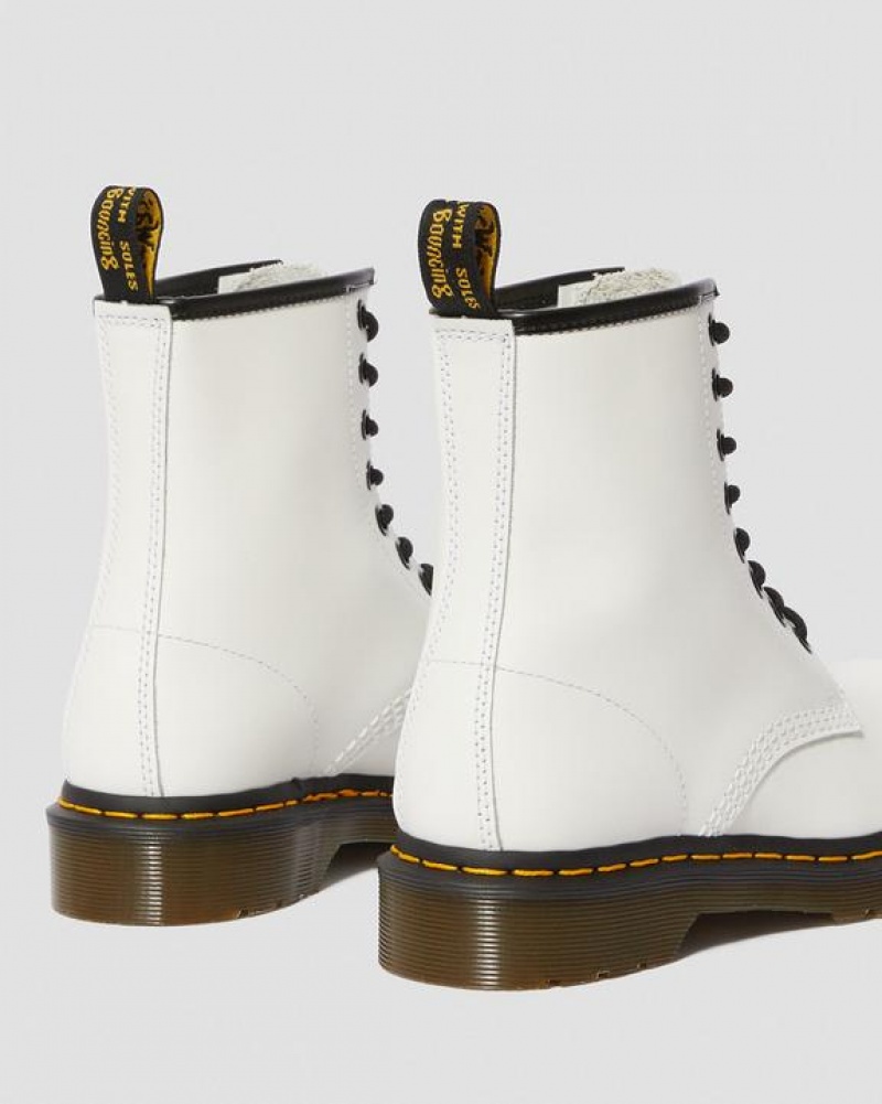 Women's Dr Martens 1460 Women's Smooth Leather Lace Up Boots White | Australia_Dr56941