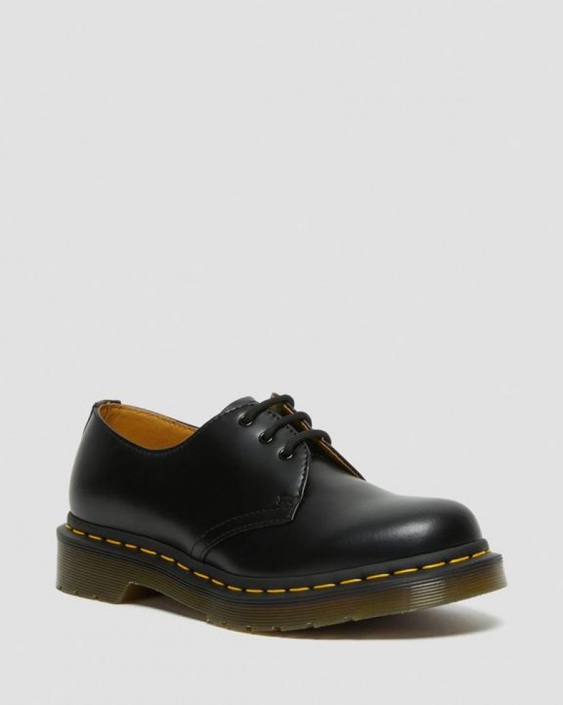 Women\'s Dr Martens 1461 Women's Smooth Leather Oxford Shoes Black | Australia_Dr13371