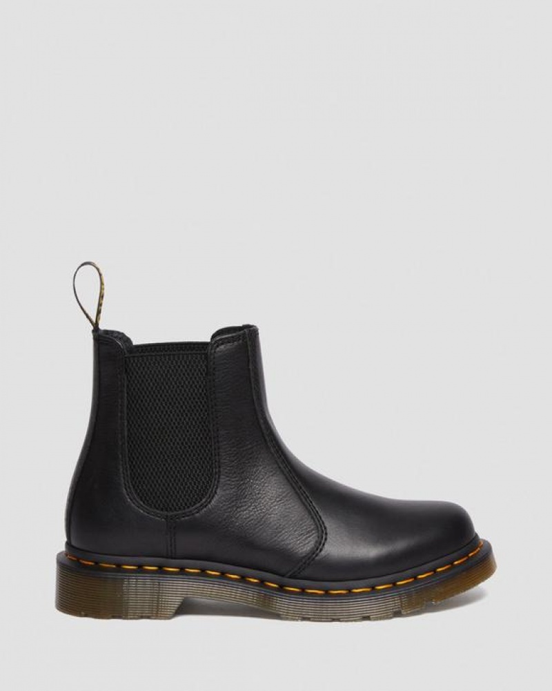 Women's Dr Martens 2976 Women's Leather Chelsea Boots Black | Australia_Dr38075