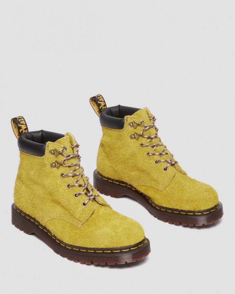 Women's Dr Martens 939 Ben Suede Padded Collar Lace Up Boots Green | Australia_Dr76570