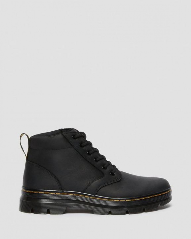 Women's Dr Martens Bonny Leather Casual Boots Black | Australia_Dr90480