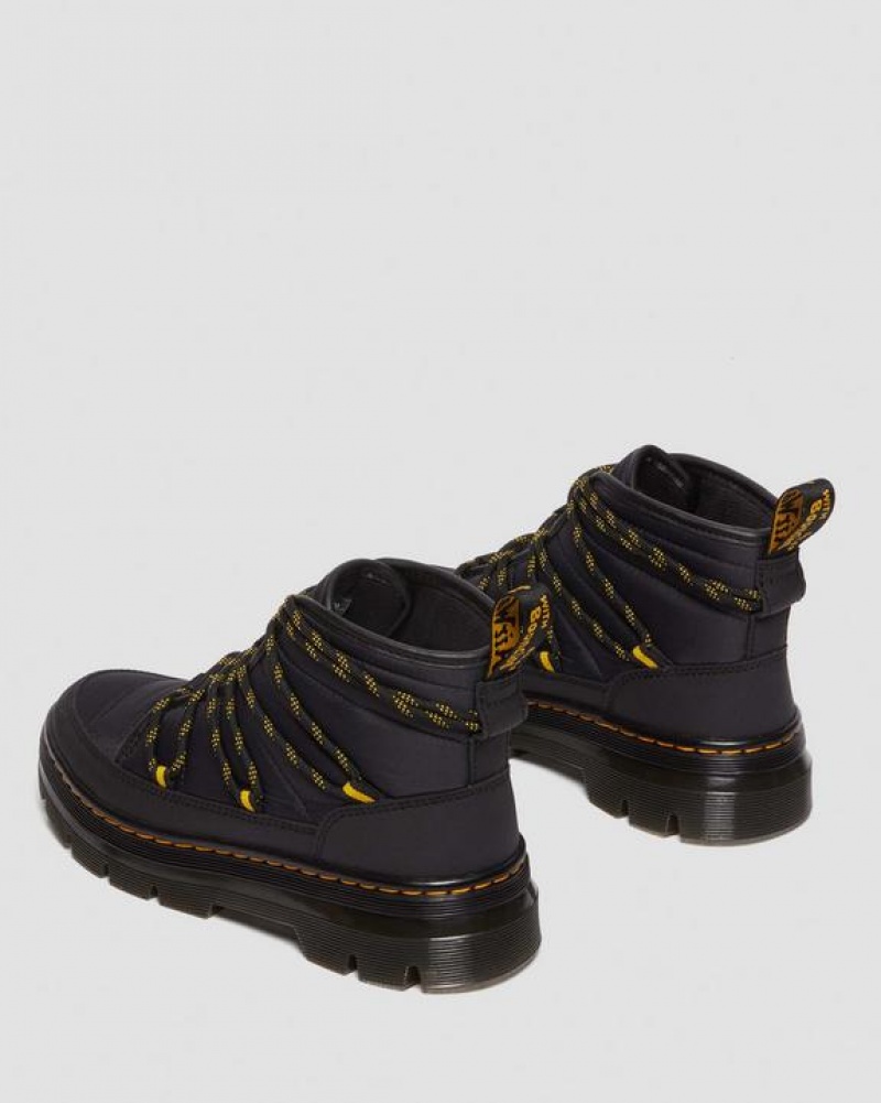 Women's Dr Martens Combs Women's Padded Casual Boots Black | Australia_Dr95417