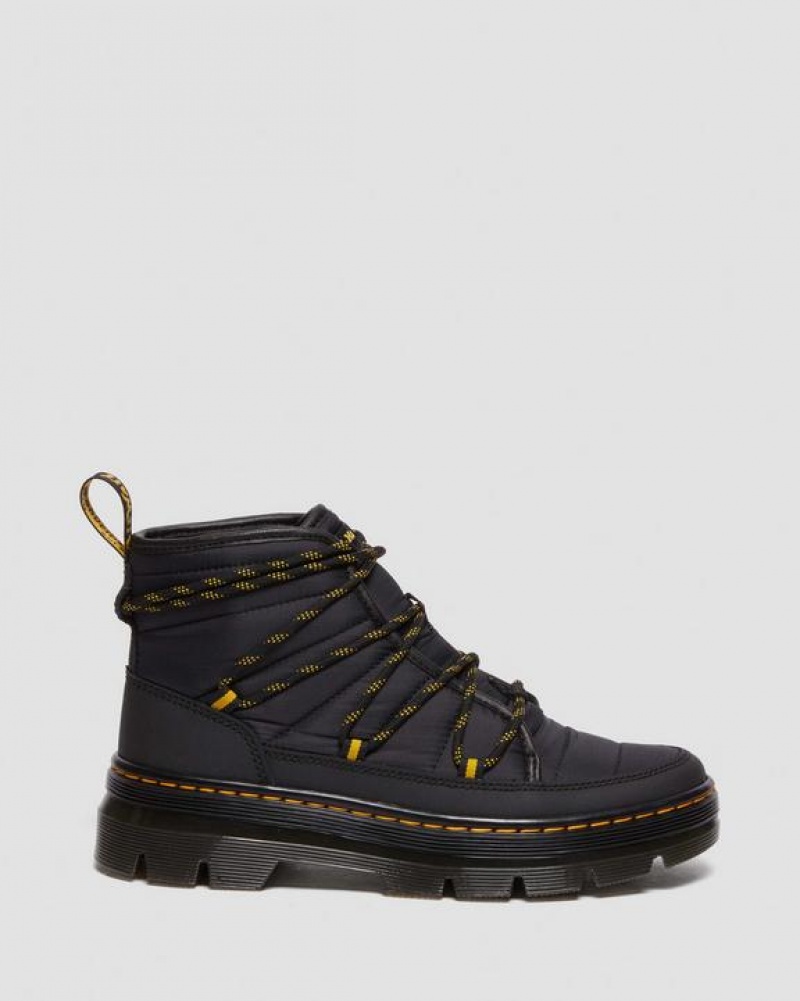 Women's Dr Martens Combs Women's Padded Casual Boots Black | Australia_Dr95417