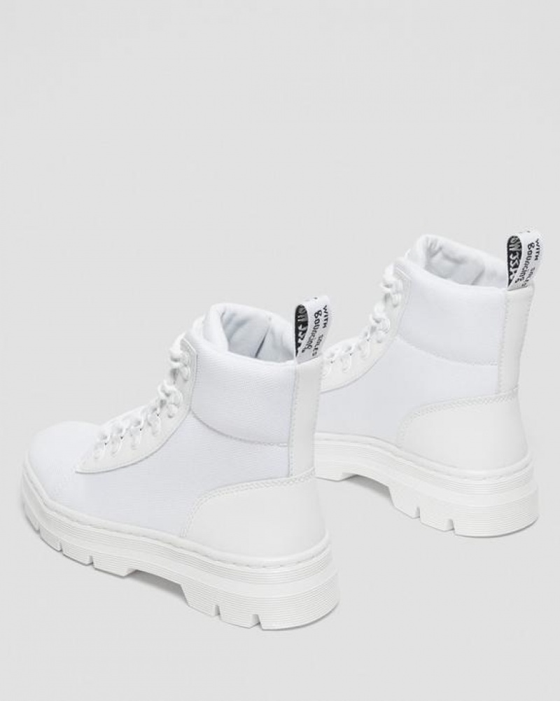 Women's Dr Martens Combs Women's Poly Casual Boots White | Australia_Dr34322