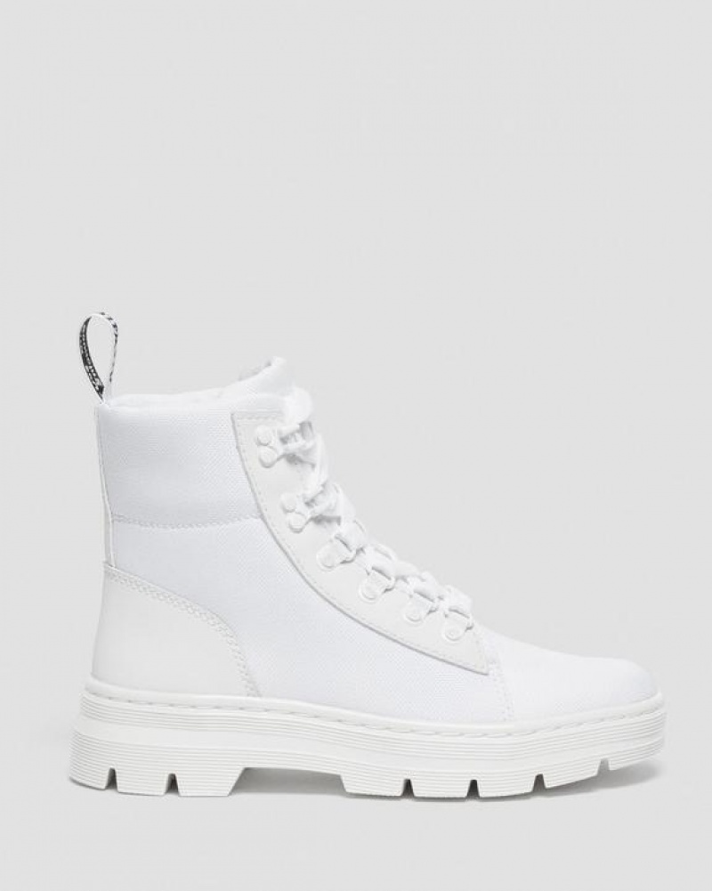 Women's Dr Martens Combs Women's Poly Casual Boots White | Australia_Dr34322