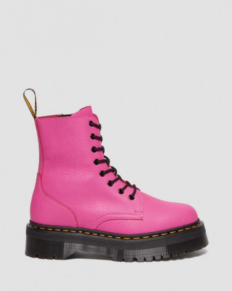 Women's Dr Martens Jadon III Boot Pisa Leather Platforms Boots Pink | Australia_Dr19128